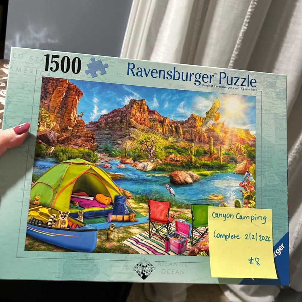 Ravensburger Vibrant Canyon Camping Puzzle